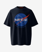 Not Flat, We Checked, NASA Parody - Oversize Tee