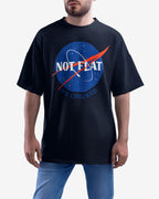 Not Flat, We Checked, NASA Parody - Oversize Tee