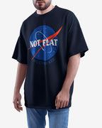Not Flat, We Checked, NASA Parody - Oversize Tee