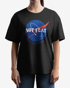 Not Flat, We Checked, NASA Parody - Oversize Tee