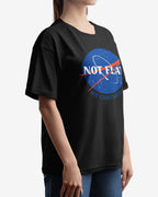 Not Flat, We Checked, NASA Parody - Oversize Tee