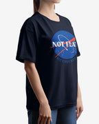 Not Flat, We Checked, NASA Parody - Oversize Tee