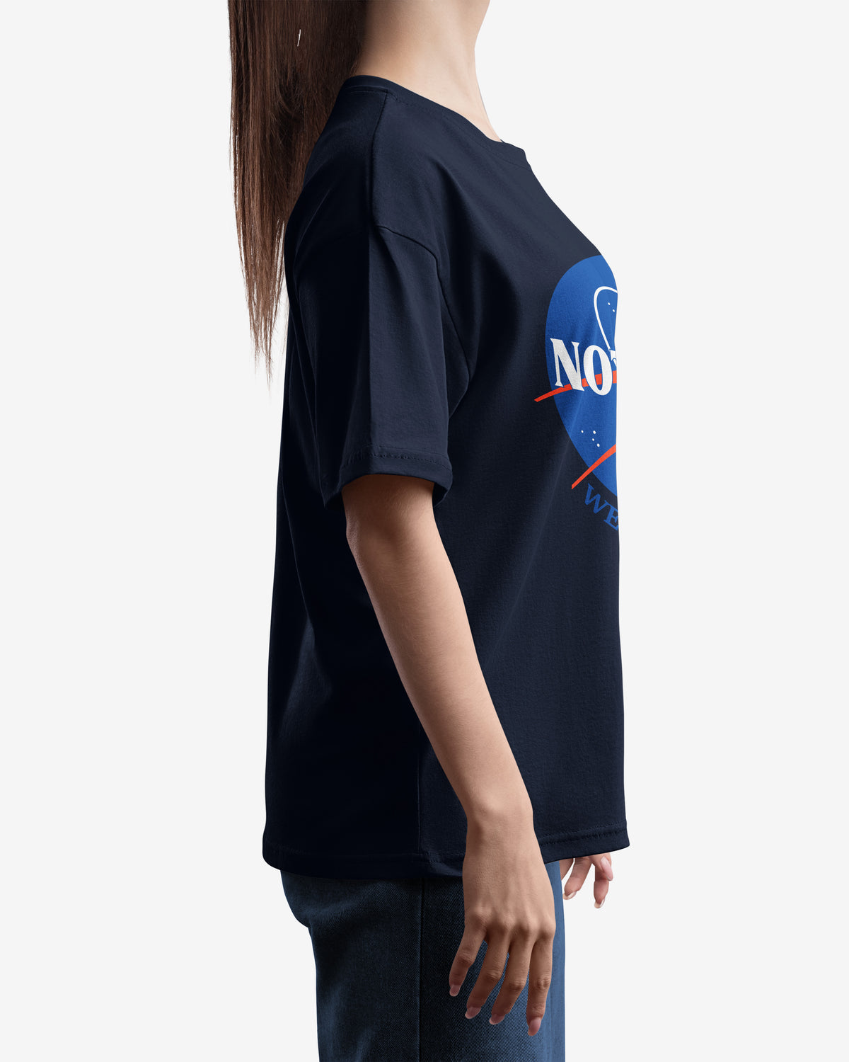 Not Flat, We Checked, NASA Parody - Oversize Tee