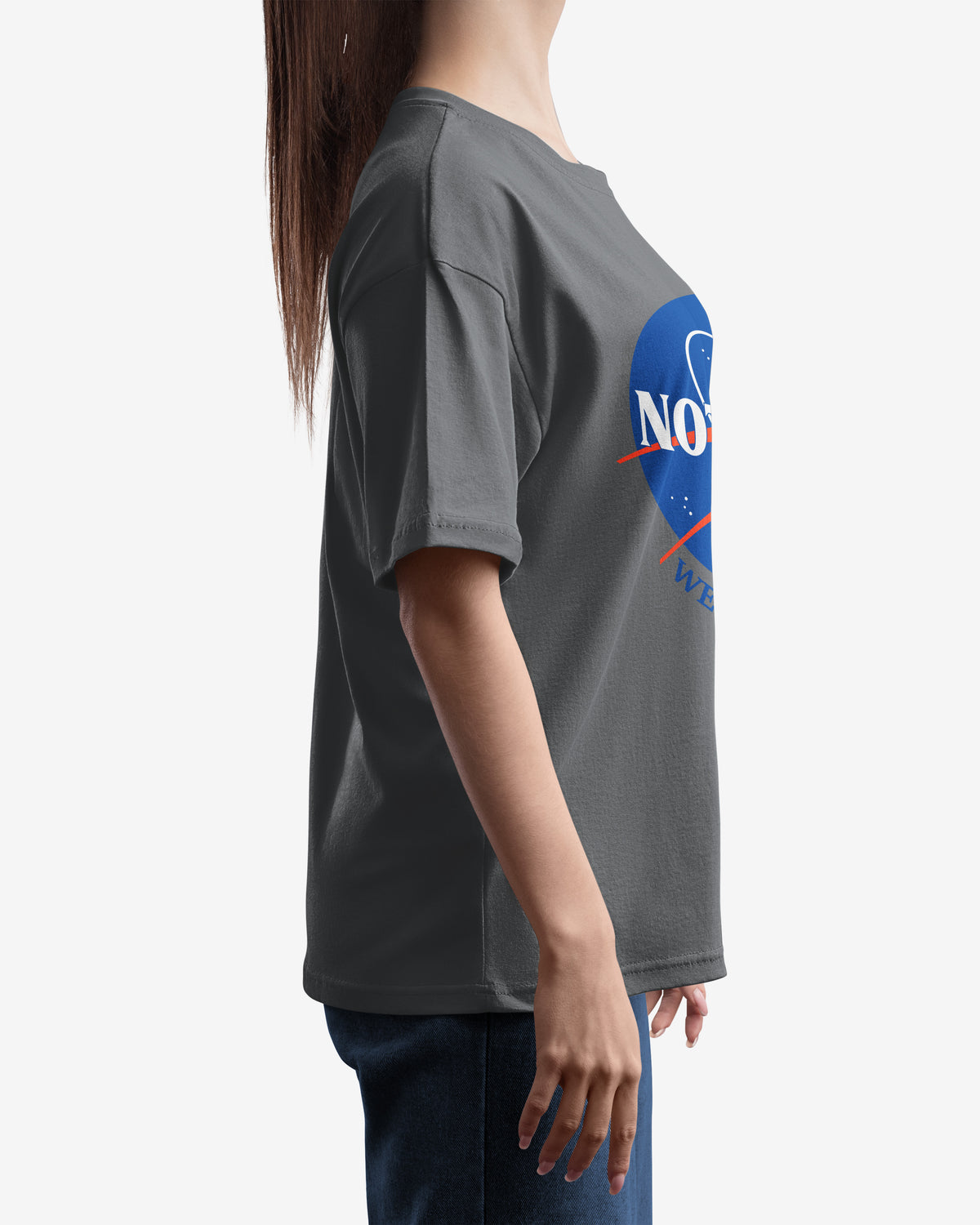 Not Flat, We Checked, NASA Parody - Oversize Tee